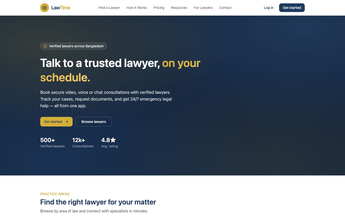 LawTime: talk to a trusted lawyer, on your schedule